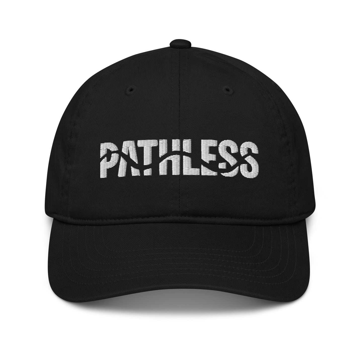 Pathless Hat - Embroidered Organic "Dad Hat"