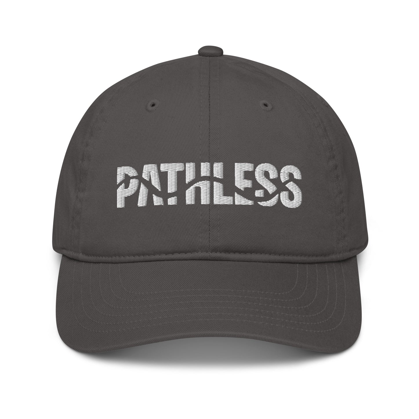 Pathless Hat - Embroidered Organic "Dad Hat"