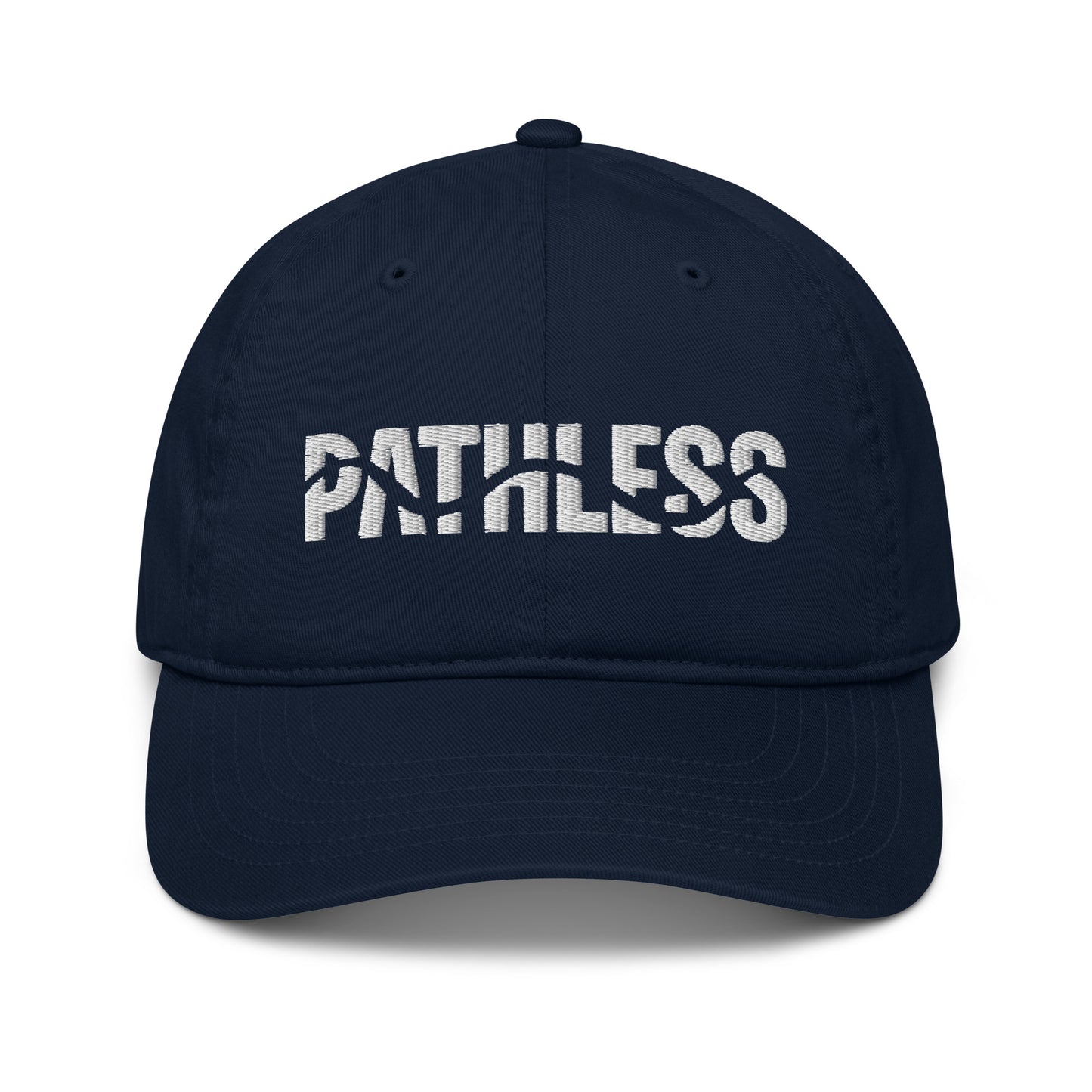 Pathless Hat - Embroidered Organic "Dad Hat"