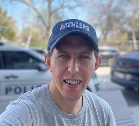 Pathless Hat - Embroidered Organic "Dad Hat"