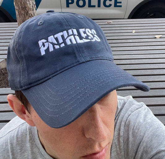 Pathless Hat - Embroidered Organic "Dad Hat"
