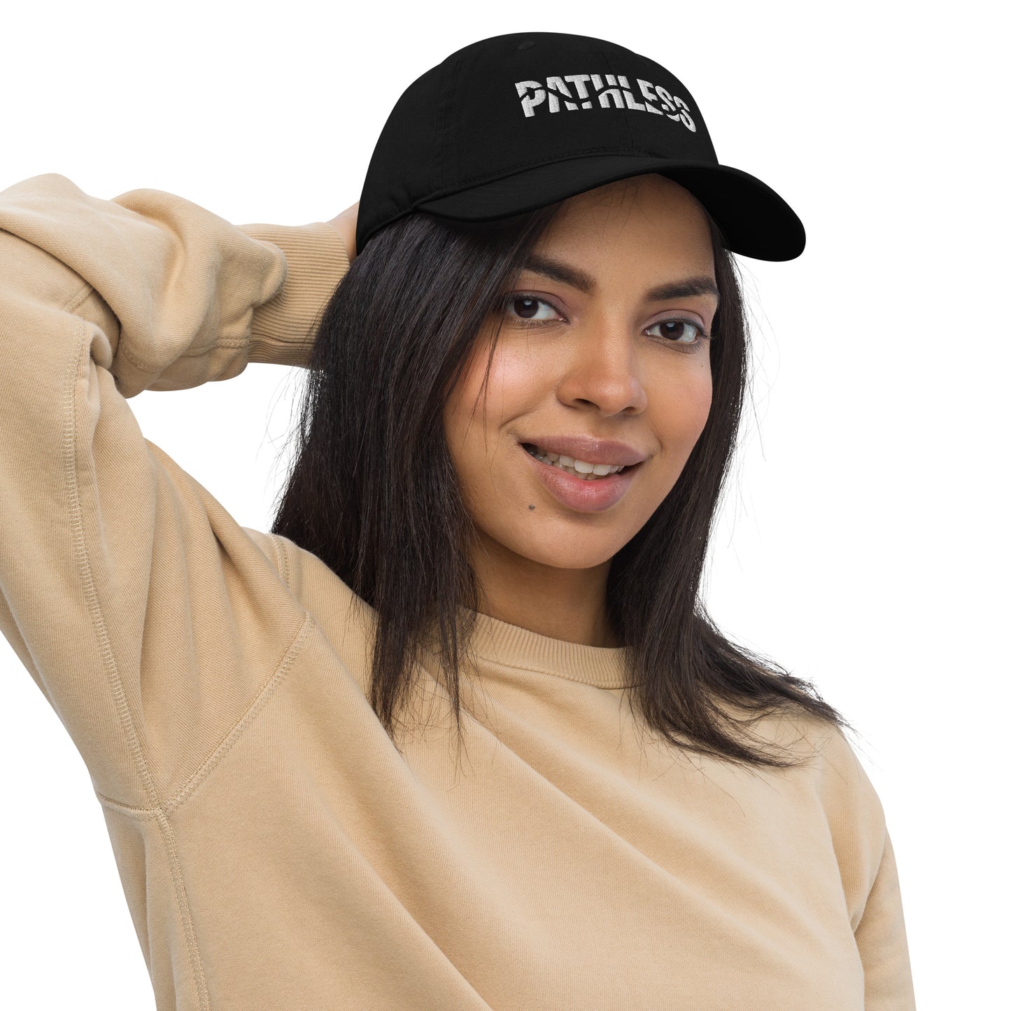 Pathless Hat - Embroidered Organic "Dad Hat"